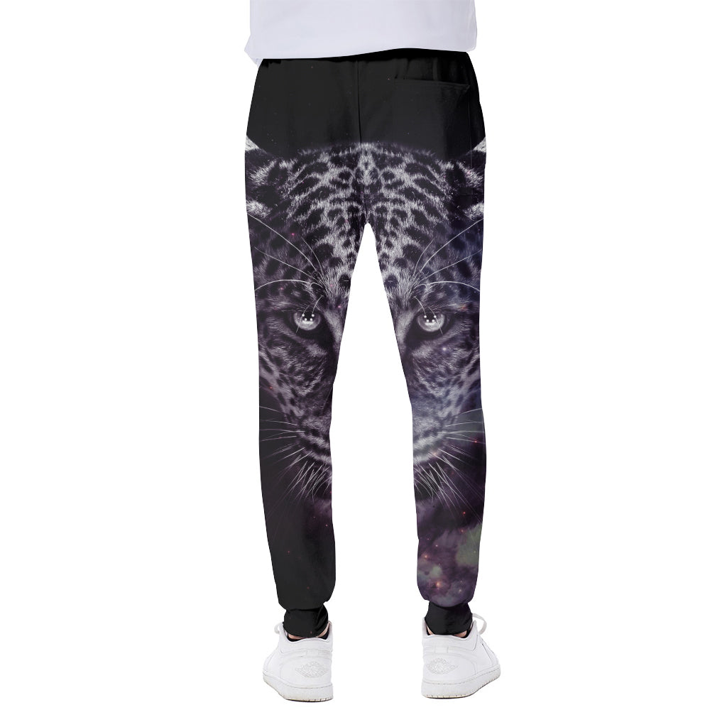 Galaxy Jaguar Print Scuba Joggers