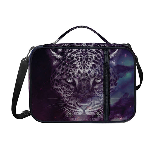 Galaxy Jaguar Print Shoulder Strap Bible Bag