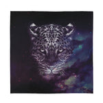 Galaxy Jaguar Print Silk Bandana