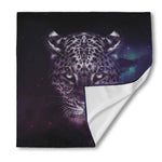 Galaxy Jaguar Print Silk Bandana