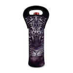 Galaxy Jaguar Print Single Neoprene Wine Tote