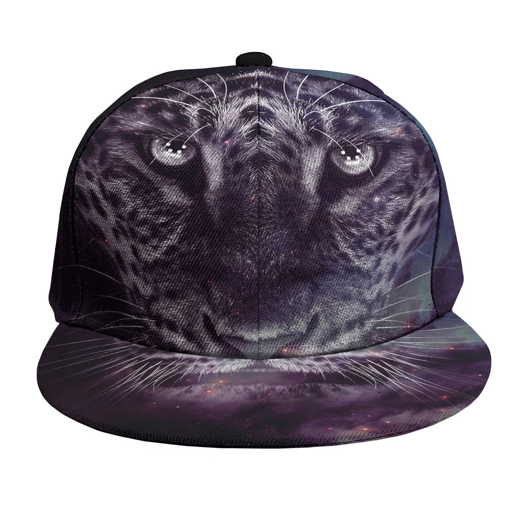 Galaxy Jaguar Print Snapback Cap