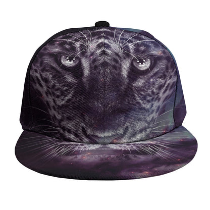 Galaxy Jaguar Print Snapback Cap