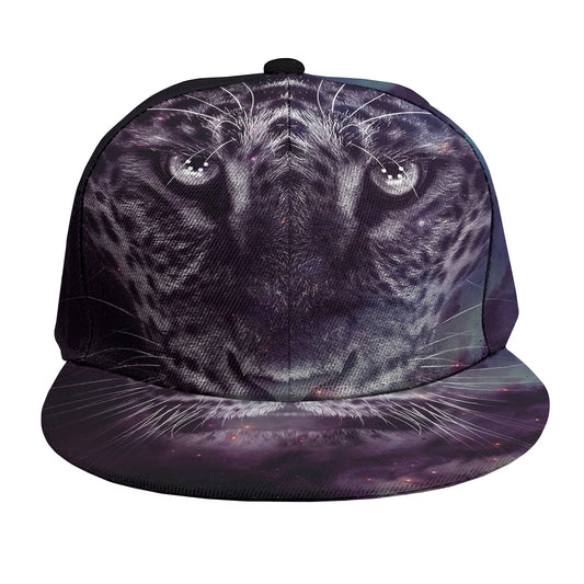 Galaxy Jaguar Print Snapback Cap