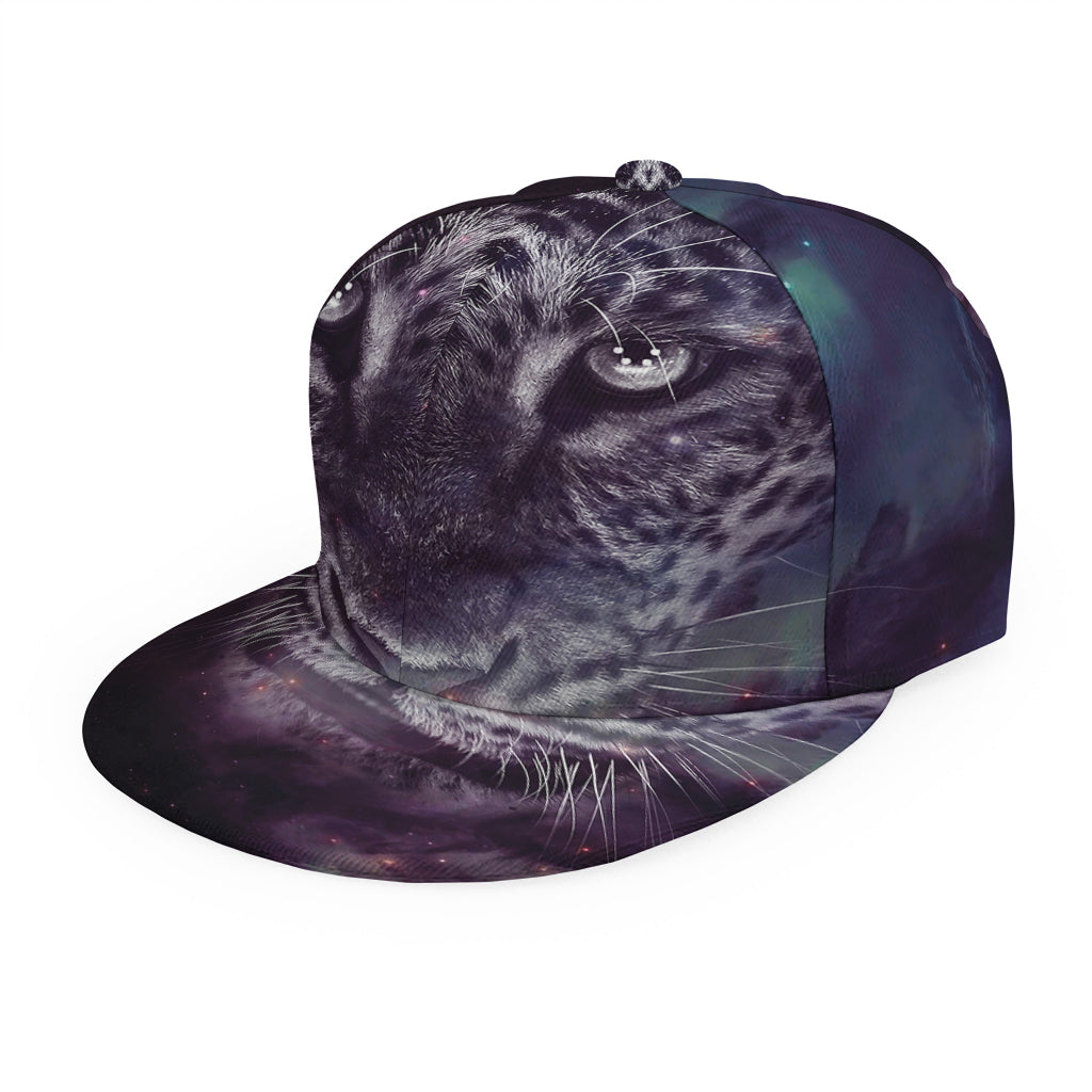 Galaxy Jaguar Print Snapback Cap