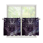 Galaxy Jaguar Print Tier Curtains