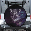 Galaxy Jaguar Print Tire Cover