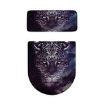 Galaxy Jaguar Print Toilet Lid And Tank Cover Set