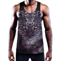 Galaxy Jaguar Print Men's Workout Tank Top