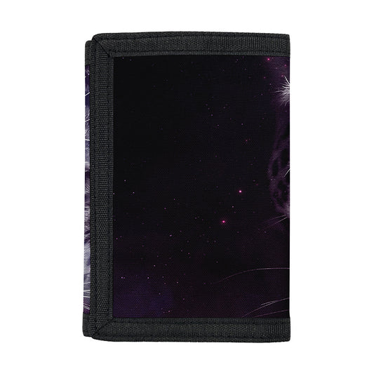 Galaxy Jaguar Print Trifold Wallet