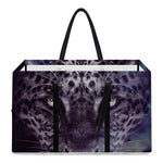 Galaxy Jaguar Print Utility Tote Bag