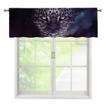 Galaxy Jaguar Print Window Valance