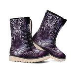 Galaxy Jaguar Print Winter Boots