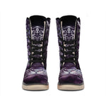 Galaxy Jaguar Print Winter Boots