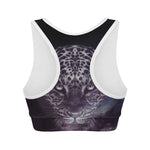 Galaxy Jaguar Print Women's Sports Bra