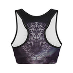 Galaxy Jaguar Print Women's Sports Bra