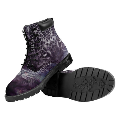 Galaxy Jaguar Print Work Boots