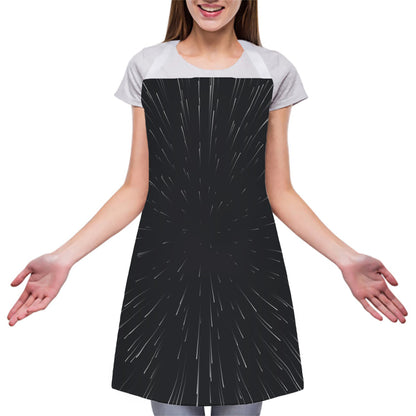 Galaxy Lightspeed Print Adjustable Apron