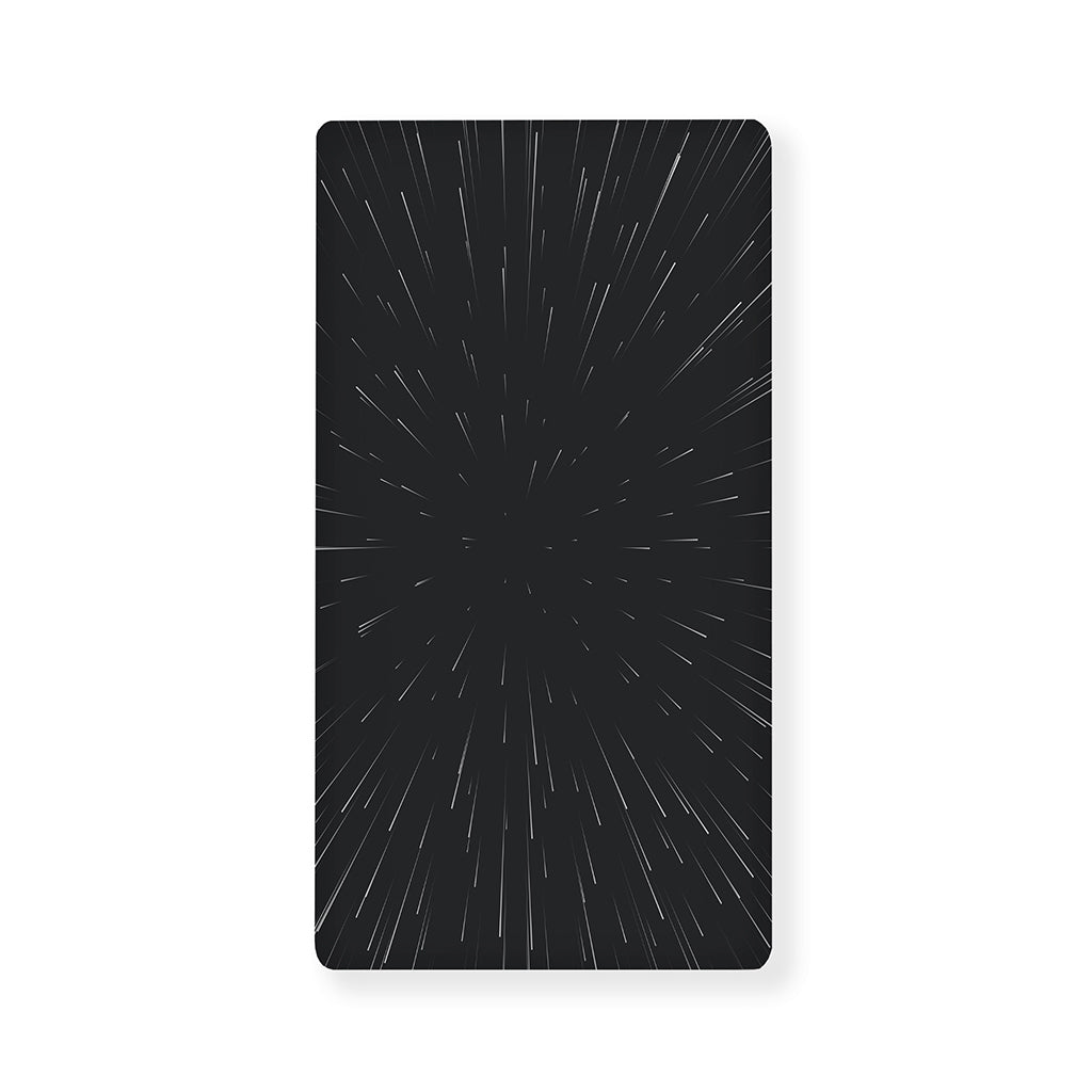 Galaxy Lightspeed Print Baby Crib Sheet