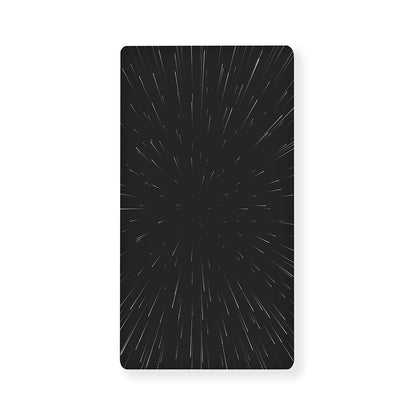 Galaxy Lightspeed Print Baby Crib Sheet