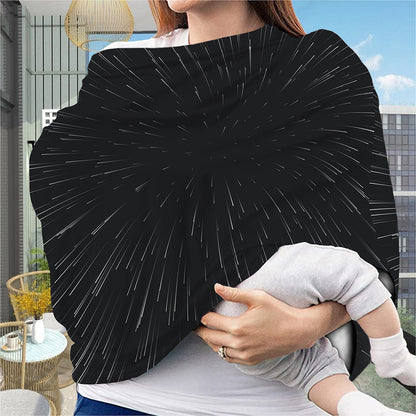 Galaxy Lightspeed Print Baby Seat Cover