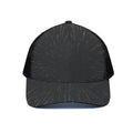 Galaxy Lightspeed Print Black Mesh Trucker Hat