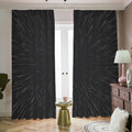 Galaxy Lightspeed Print Dimout Pencil Pleat Curtains