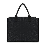 Galaxy Lightspeed Print Canvas Tote Bag