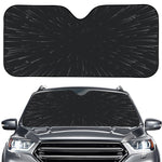 Galaxy Lightspeed Print Car Windshield Sun Shade