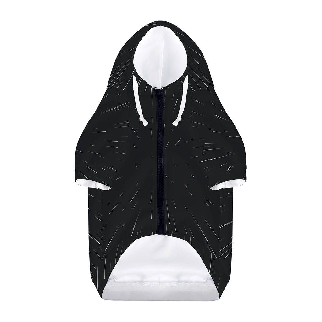 Galaxy Lightspeed Print Dog Zip Up Hoodie
