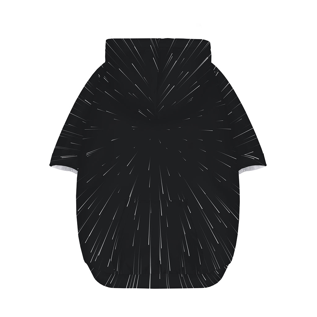 Galaxy Lightspeed Print Dog Zip Up Hoodie