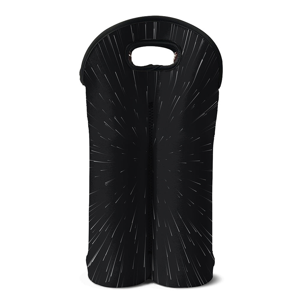 Galaxy Lightspeed Print Double Neoprene Wine Tote