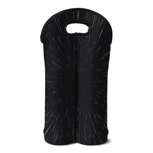 Galaxy Lightspeed Print Double Neoprene Wine Tote