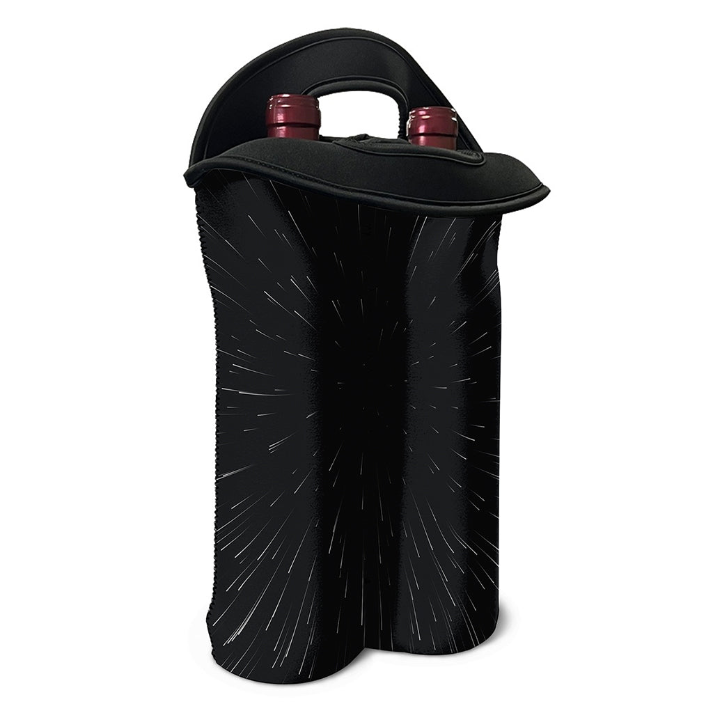 Galaxy Lightspeed Print Double Neoprene Wine Tote