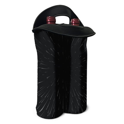Galaxy Lightspeed Print Double Neoprene Wine Tote