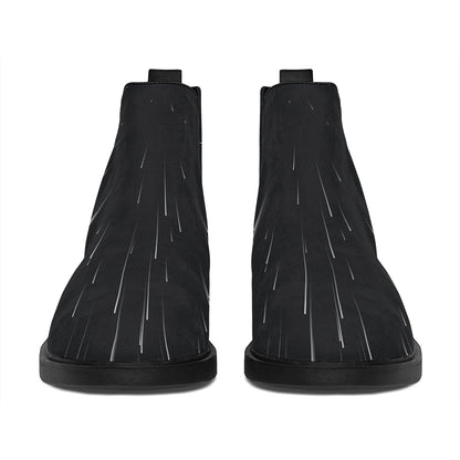 Galaxy Lightspeed Print Flat Ankle Boots