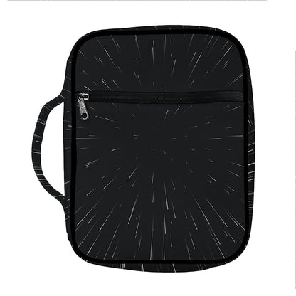 Galaxy Lightspeed Print Front Pocket Bible Bag