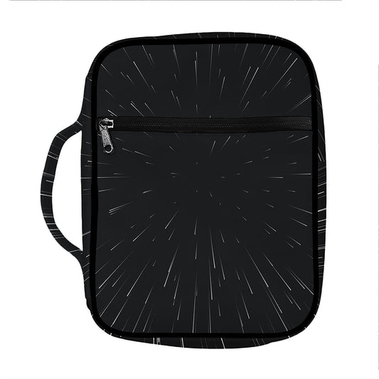 Galaxy Lightspeed Print Front Pocket Bible Bag