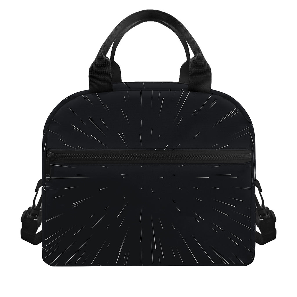 Galaxy Lightspeed Print Insulated Lunch Bag