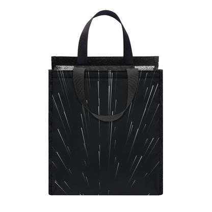 Galaxy Lightspeed Print Insulated Lunch Tote