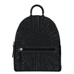 Galaxy Lightspeed Print Leather Backpack