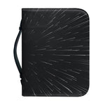 Galaxy Lightspeed Print Leather Bible Cover