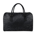Galaxy Lightspeed Print Leather Duffel Bag