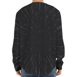 Galaxy Lightspeed Print Long Sleeve Baseball Jersey