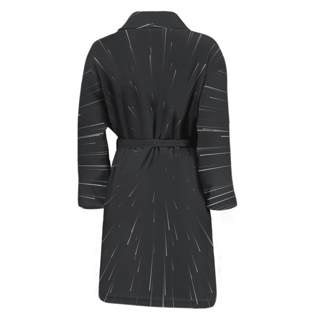 Galaxy Lightspeed Print Men's Bathrobe
