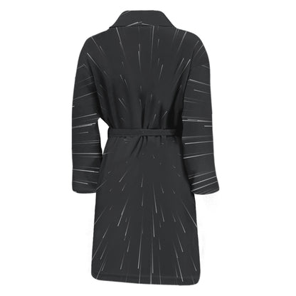 Galaxy Lightspeed Print Men's Bathrobe