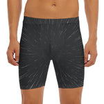 Galaxy Lightspeed Print Men's Long Boxer Briefs