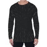 Galaxy Lightspeed Print Men's Long Sleeve T-Shirt