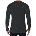 Galaxy Lightspeed Print Men's Long Sleeve T-Shirt