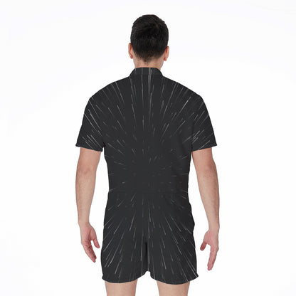 Galaxy Lightspeed Print Men's Rompers
